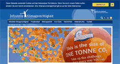 Desktop Screenshot of klimagerechtigkeit.de