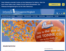 Tablet Screenshot of klimagerechtigkeit.de